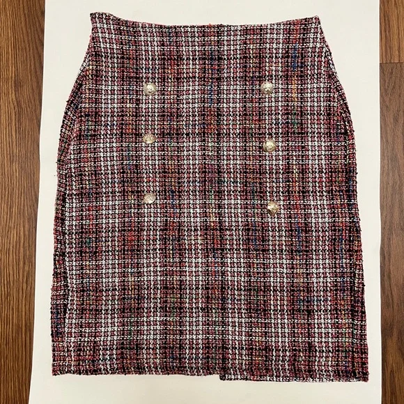 ❤️ FREE with any purchase 🙏🏽 SHEIN 💖⚜️ Tweed High Waist Pencil Skirt - Picture 9 of 17